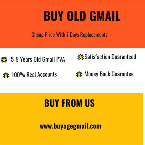 Aged three months to five years. . Buy old gmail accounts
